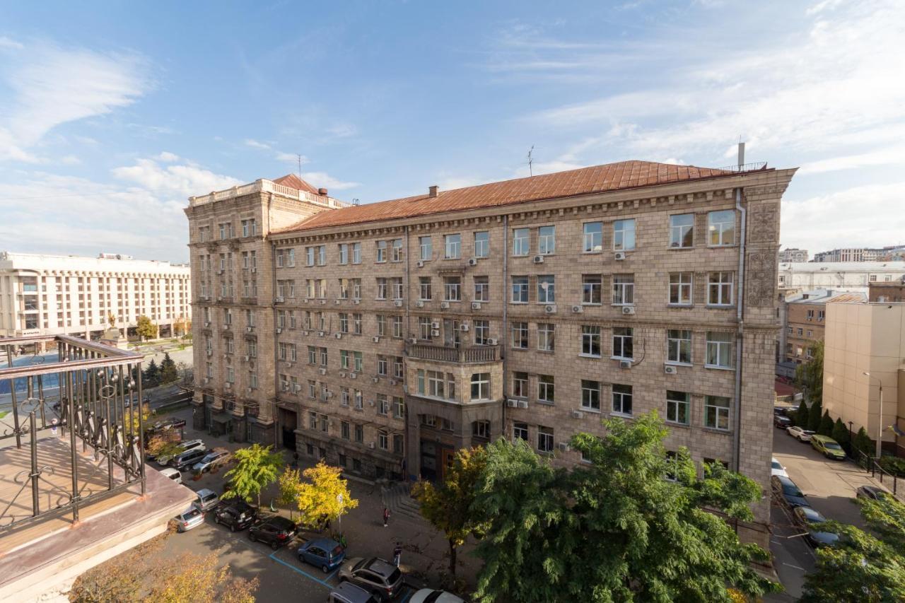 Central Apartments Maidan Area Kiev Luaran gambar