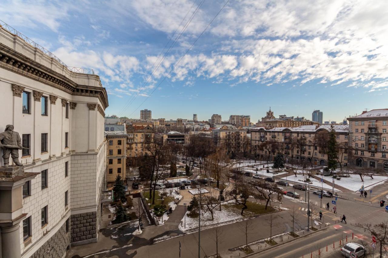 Central Apartments Maidan Area Kiev Luaran gambar