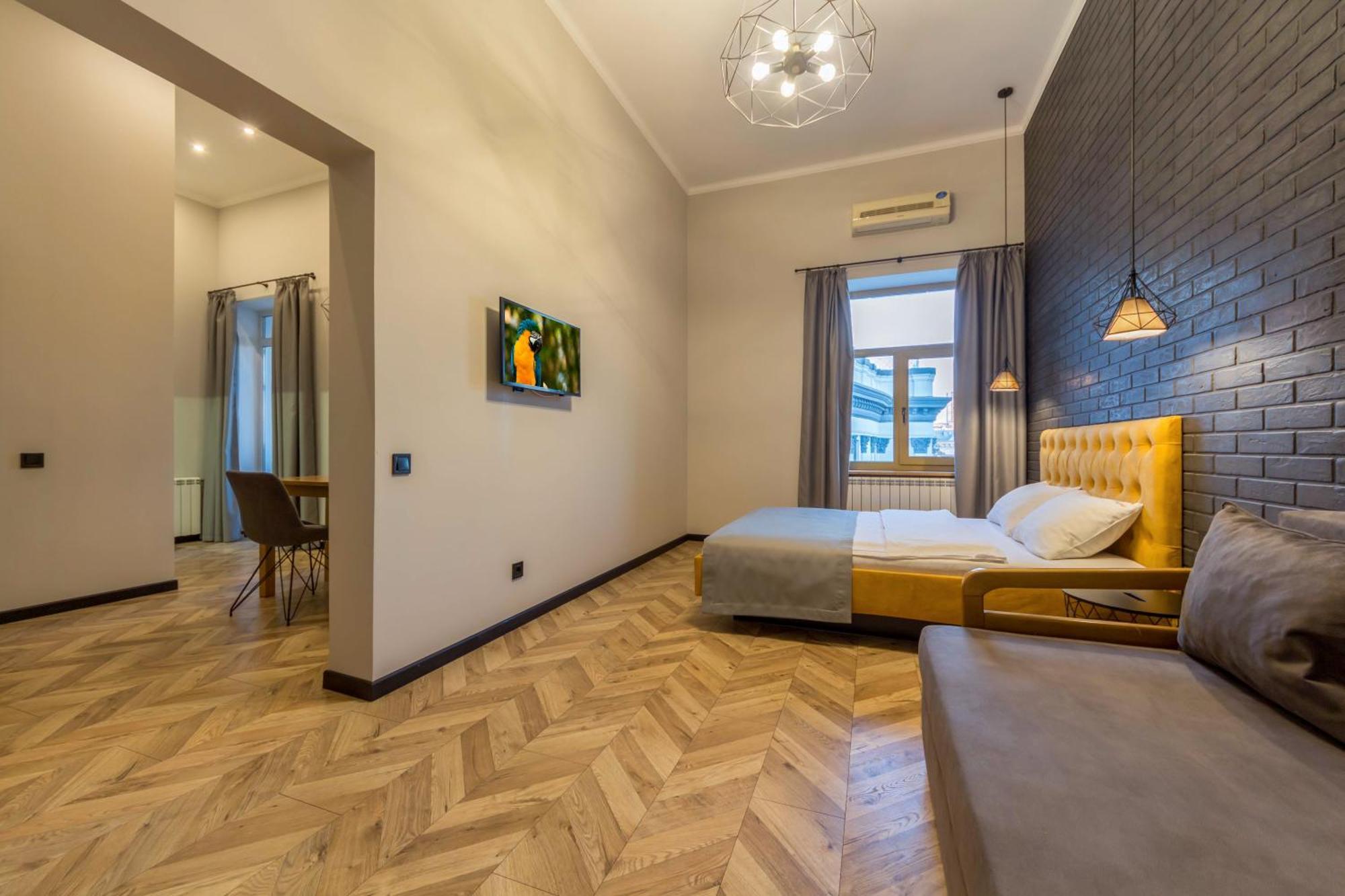Central Apartments Maidan Area Kiev Luaran gambar